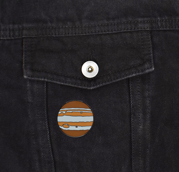 Planet Jupiter Enamel Pin | Clayton Jewelry Labs