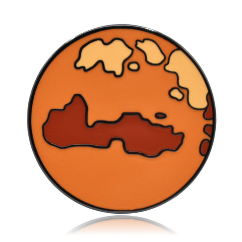 Planet Mars Enamel Pin | Clayton Jewelry Labs