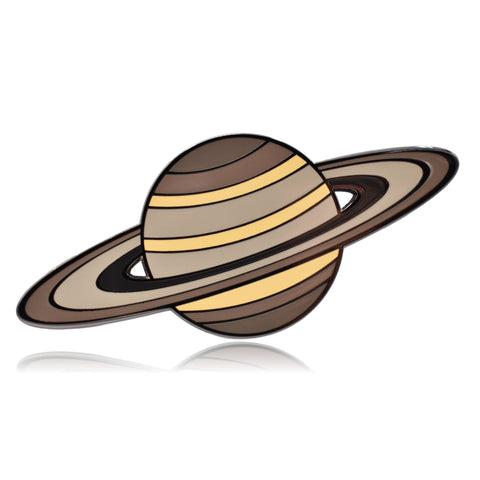 Planet Saturn Enamel Pin | Clayton Jewelry Labs