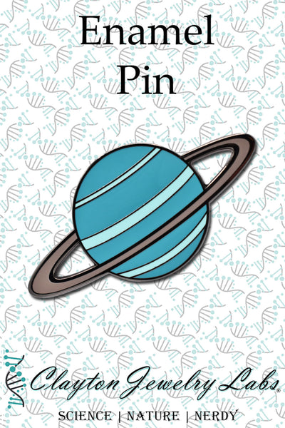 Planet Uranus Enamel Pin | Clayton Jewelry Labs