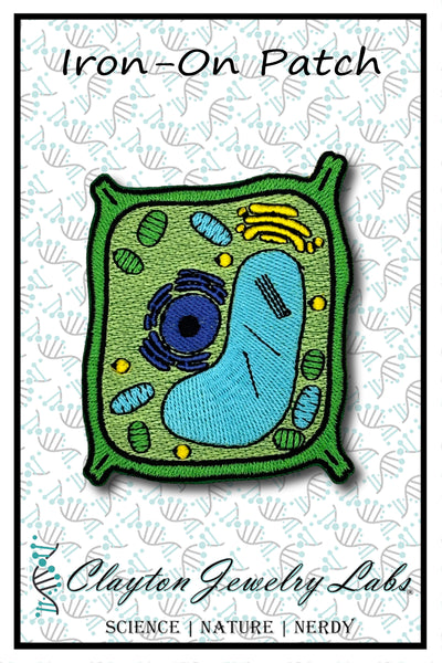 Plant Cell Embroidered Iron-on Patch | Clayton Jewelry Labs