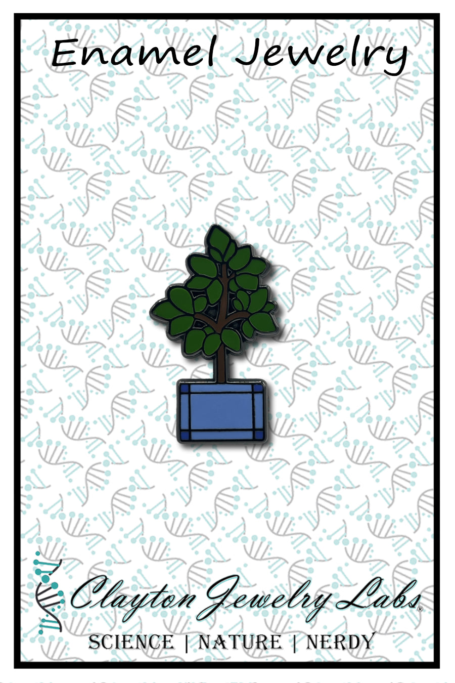 Potted Tree Enamel Pin