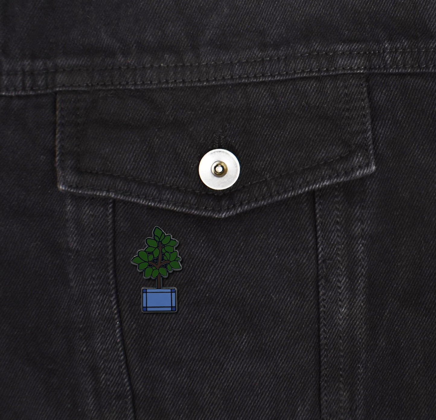 Potted Tree Enamel Pin