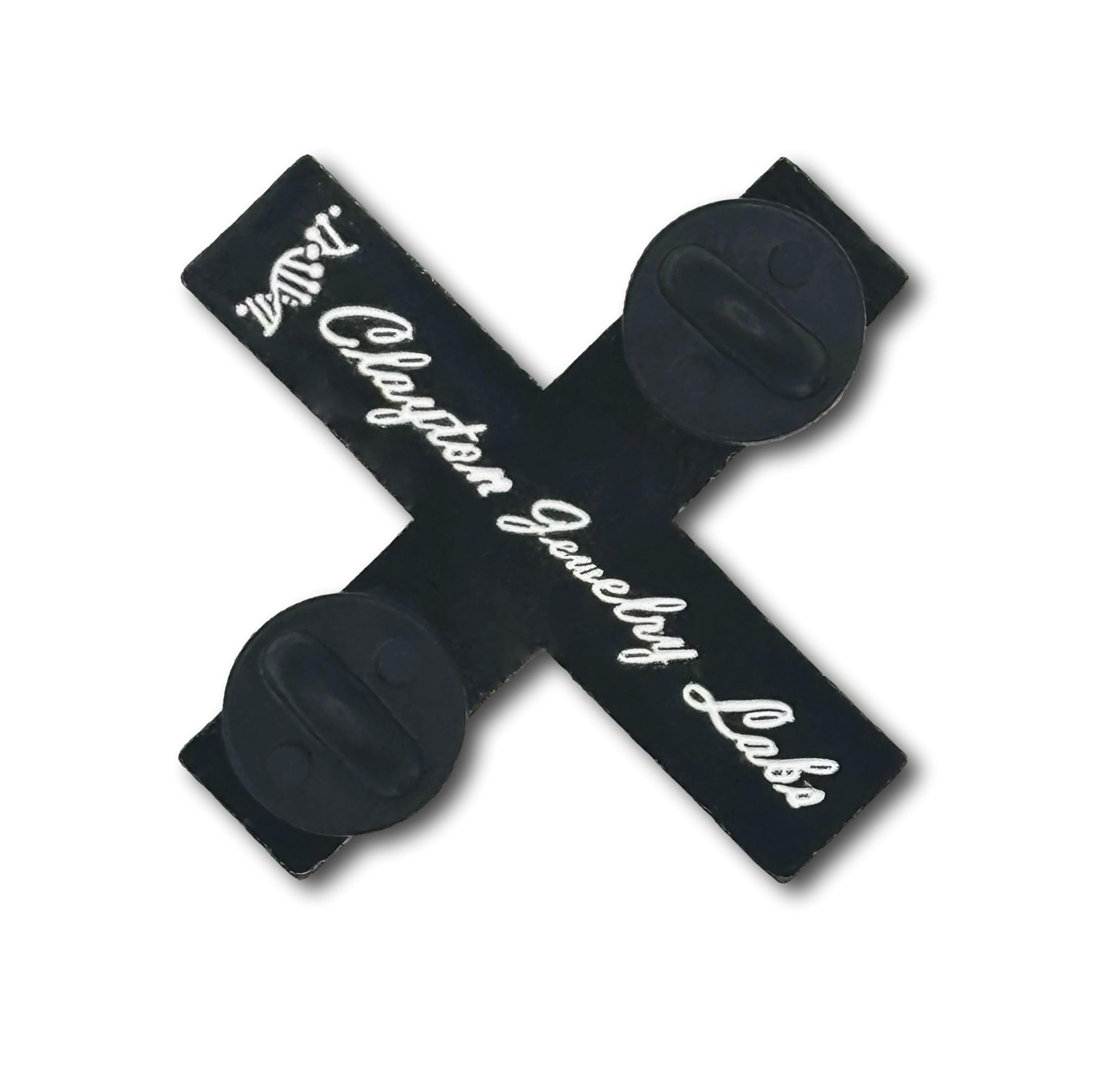 Railroad Crossing Sign Hard Enamel Pin