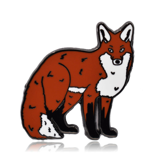 Red Fox Enamel Pin | Clayton Jewelry Labs