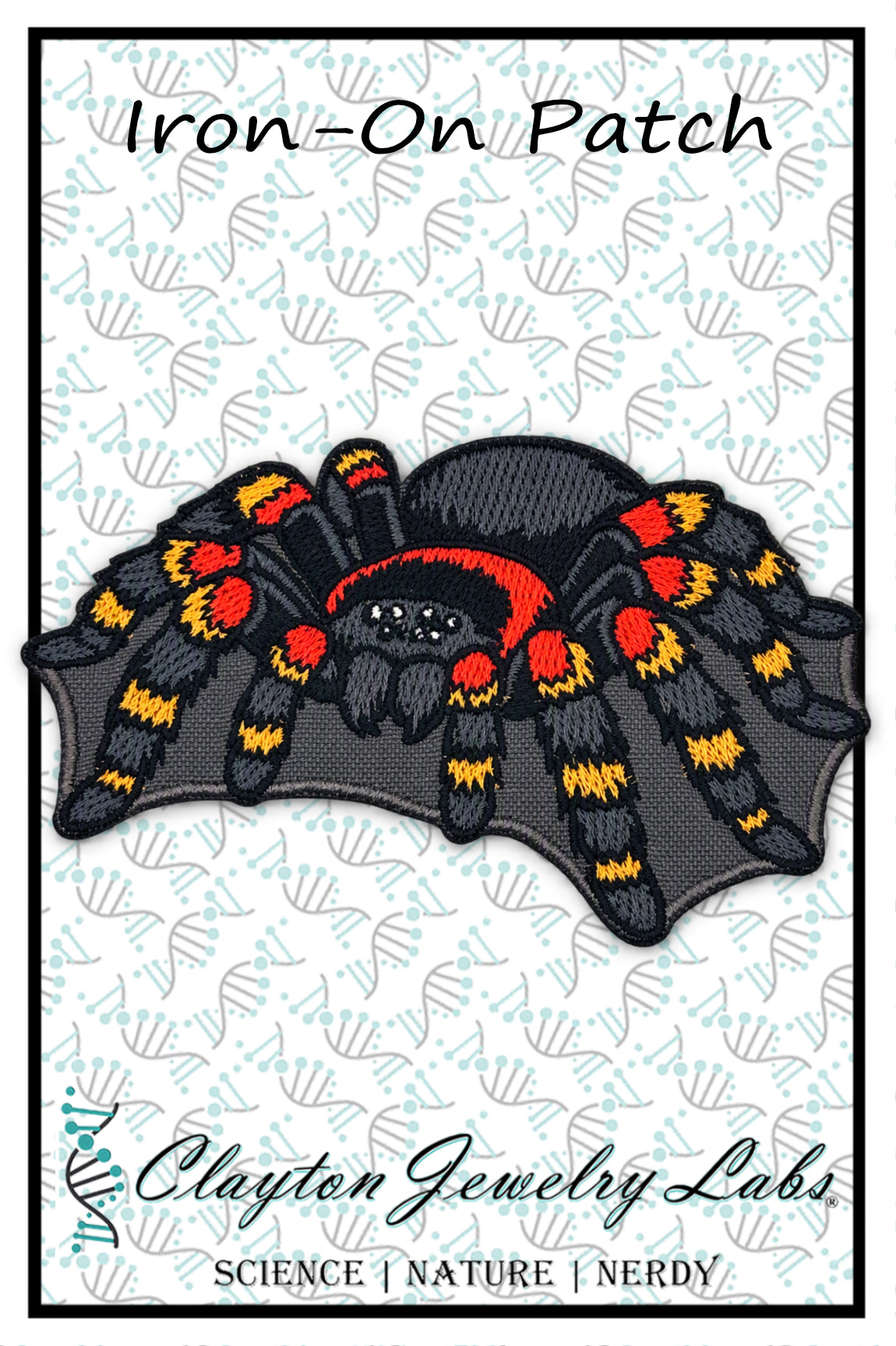 Redknee Tarantula Embroidered Iron-on Patch