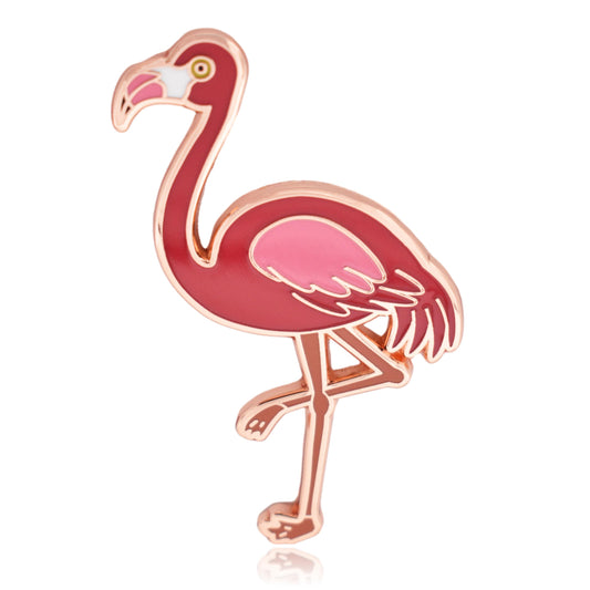 Flamingo Hard Enamel Pin | Clayton Jewelry Labs