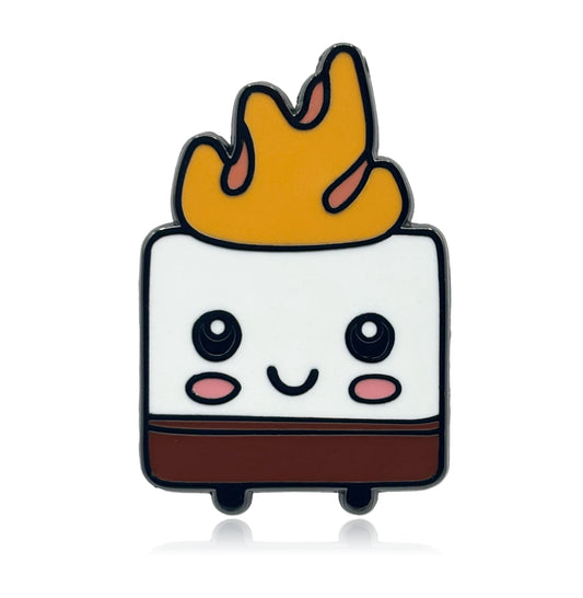 S'mores shaped person boy Enamel Pin