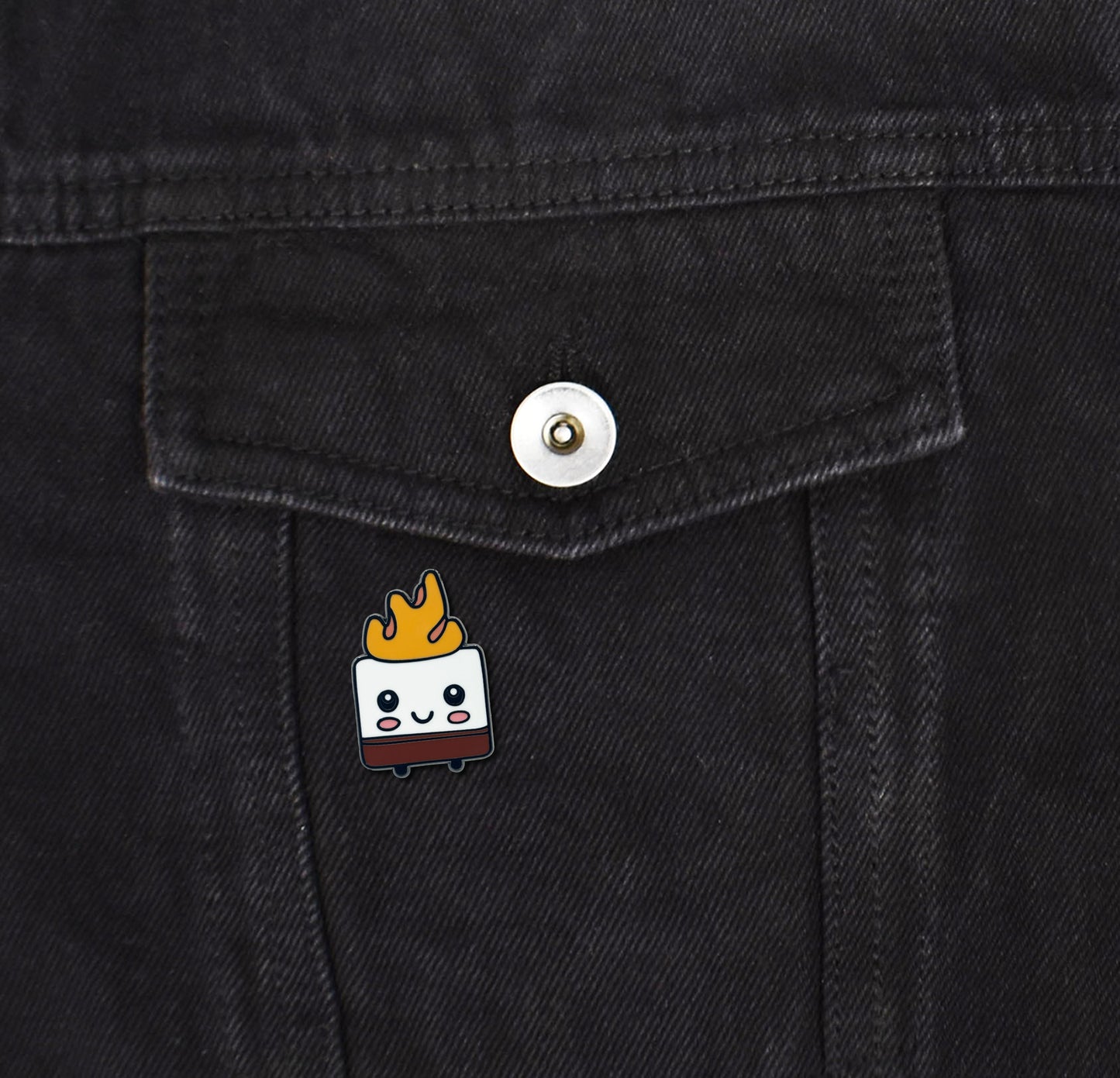 S'mores Boy Enamel Pin