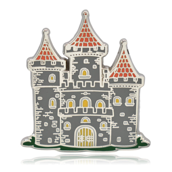 Medieval Castle Enamel Pin | Clayton Jewelry Labs
