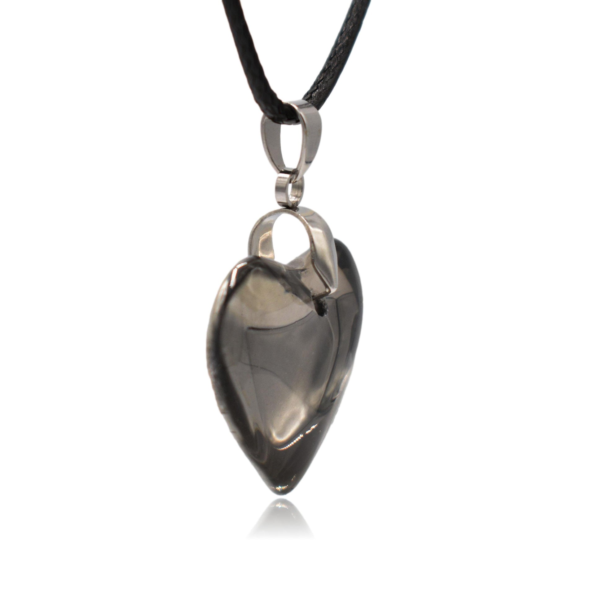 Solid Glass Heart Pendant Necklace | Clayton Jewelry Labs