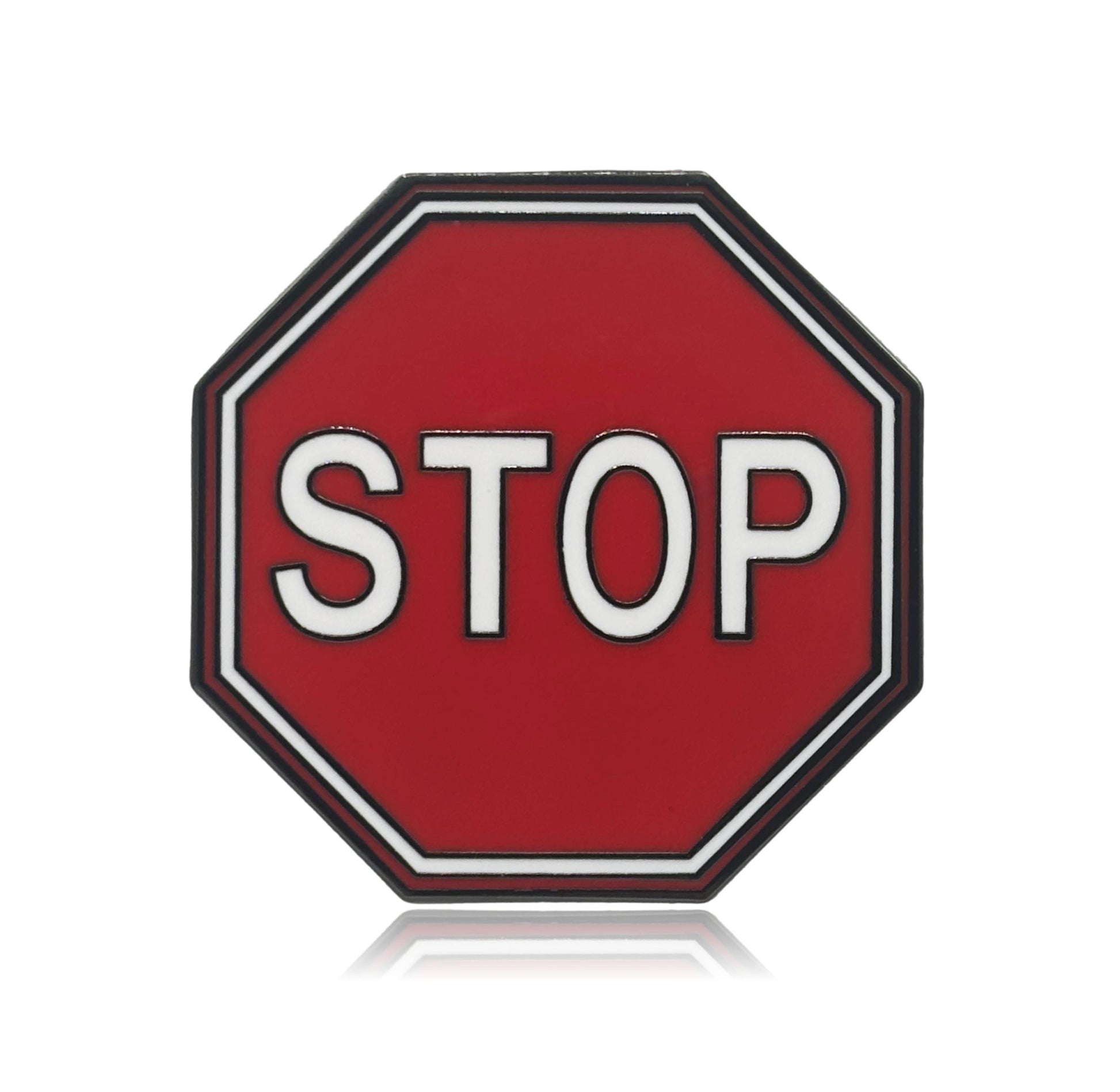 Stop Sign Hard Enamel Pin