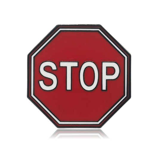 Stop Sign Hard Enamel Pin
