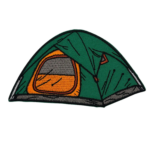 Tent Embroidered Iron-on Patch