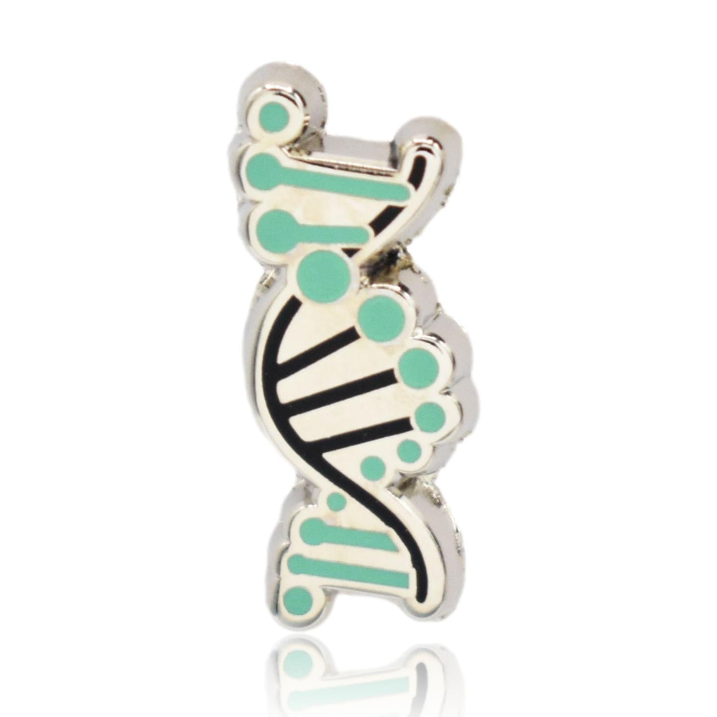 Mini DNA Helix Logo Set of 4 Enamel Pins | Clayton Jewelry Labs