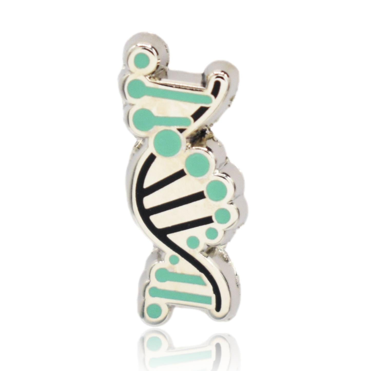 Mini DNA Helix Logo Set of 4 Enamel Pins | Clayton Jewelry Labs