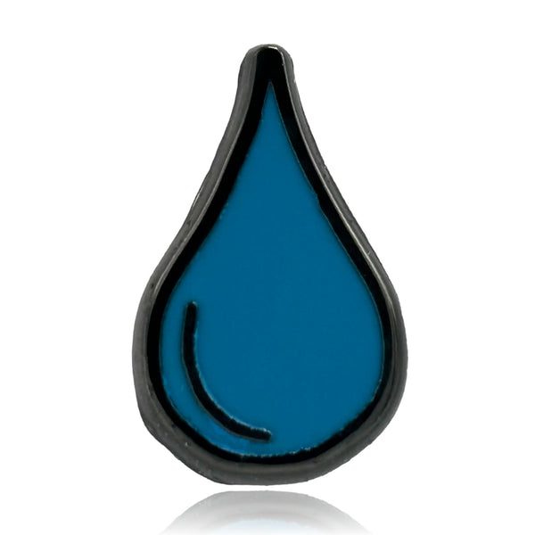 Mini Raindrop Set of 4 Filler Enamel Pins