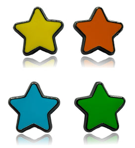 Mini Stars Set of 4 Filler Enamel Pins | Clayton Jewelry Labs