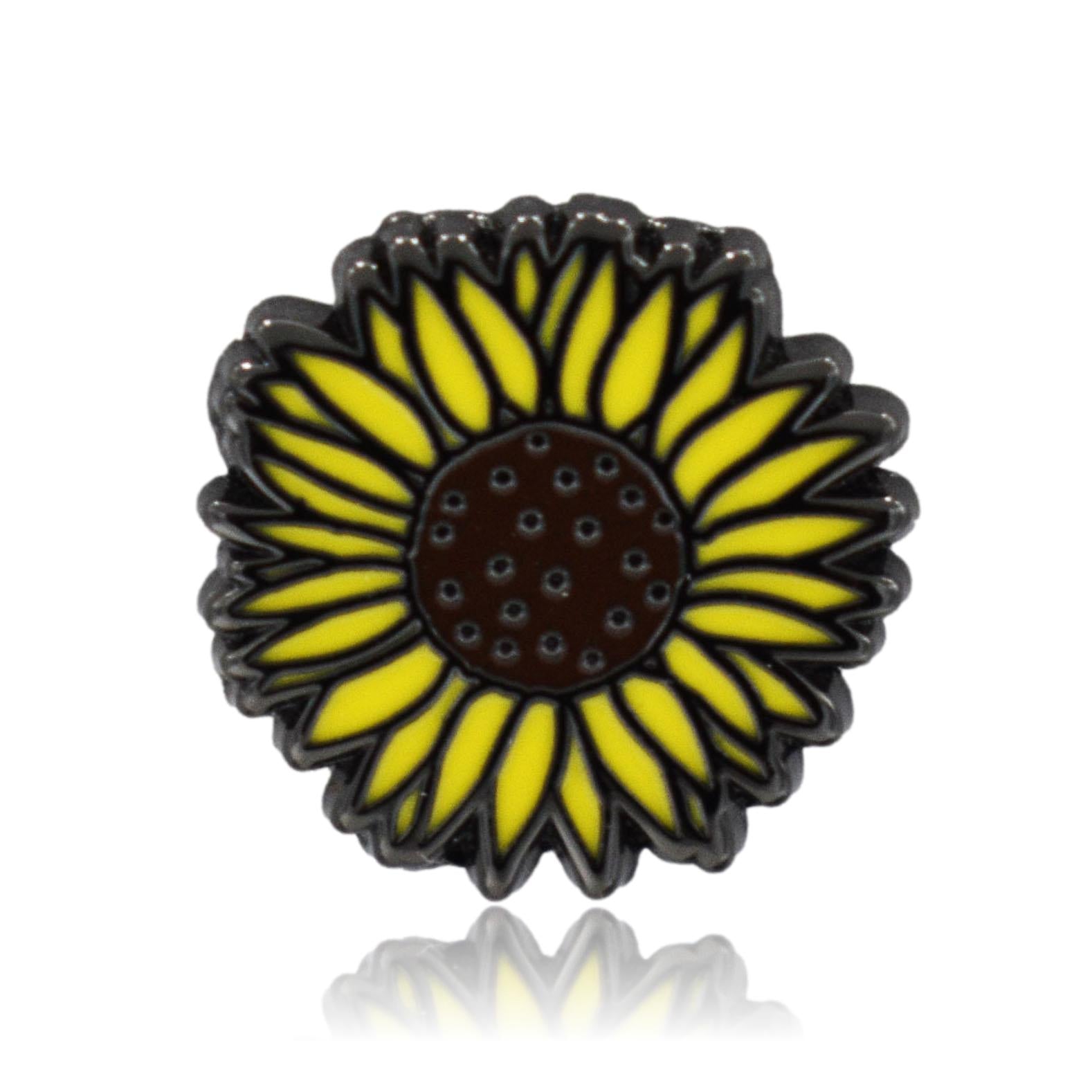 Mini Sunflower Set of 4 Filler Enamel Pins | Clayton Jewelry Labs