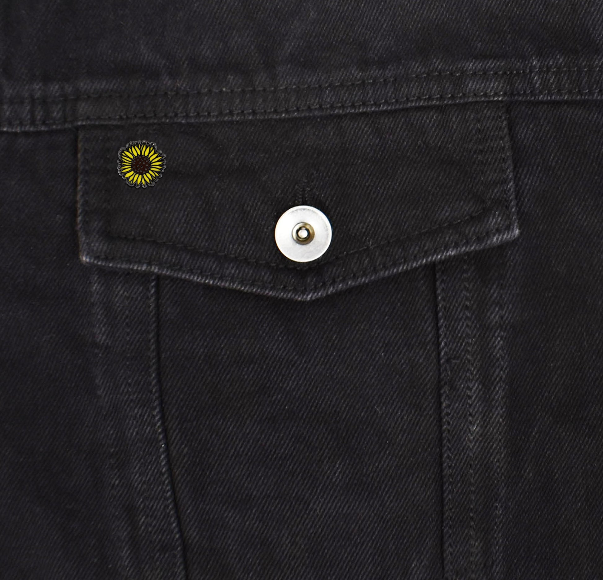 Mini Sunflower Set of 4 Filler Enamel Pins | Clayton Jewelry Labs