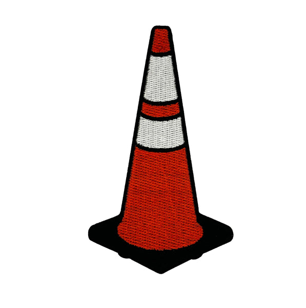 Traffic Cone Embroidered Iron-on Patch | Clayton Jewelry Labs