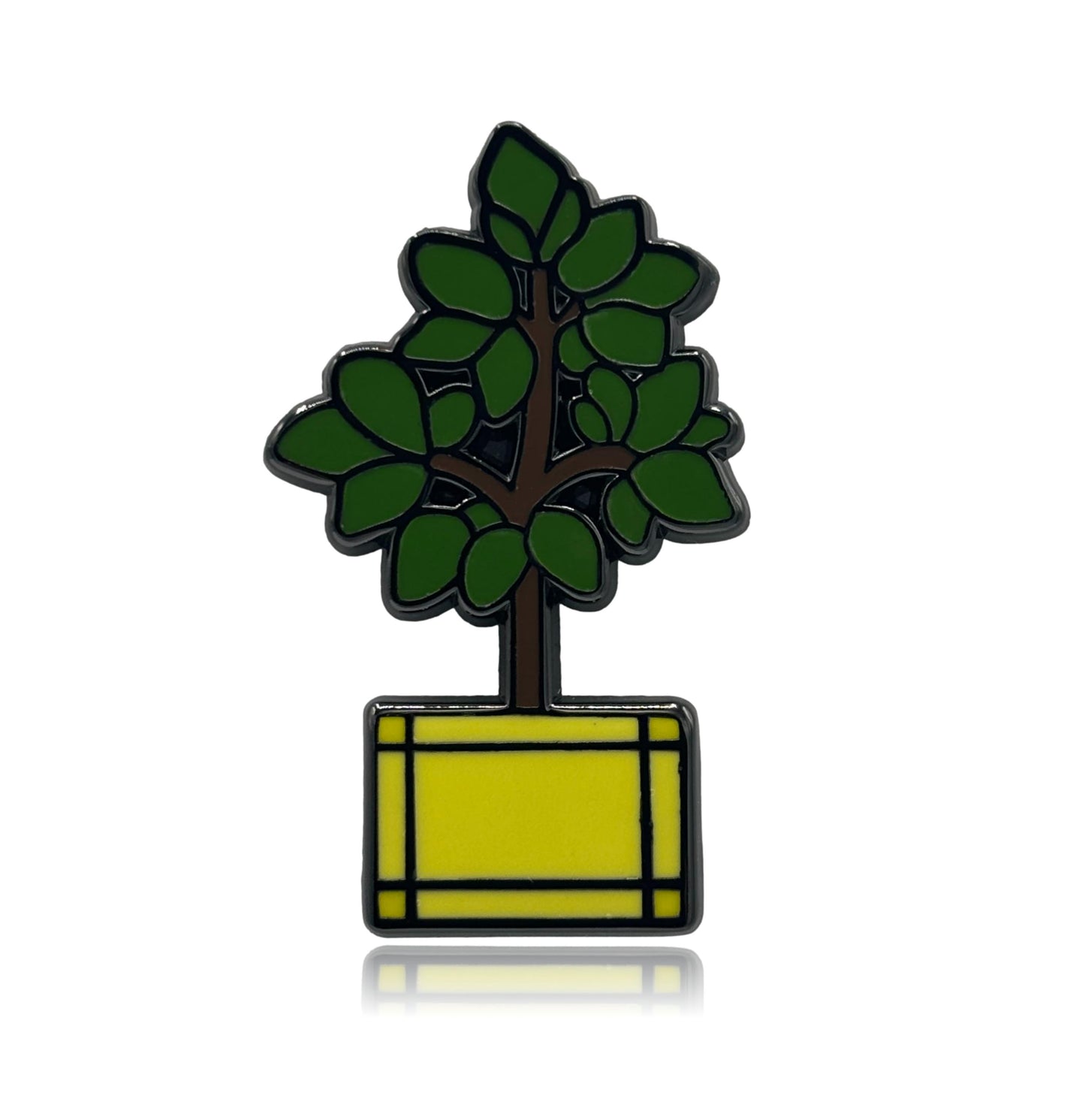 Potted Tree Enamel Pin
