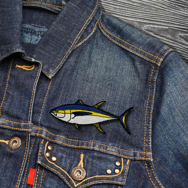 Yellowfin Tuna Embroidered Iron-on Patch | Clayton Jewelry Labs