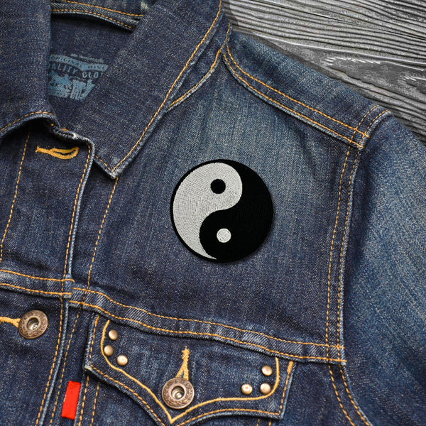 Yin and Yang Embroidered Iron-on Patch | Clayton Jewelry Labs