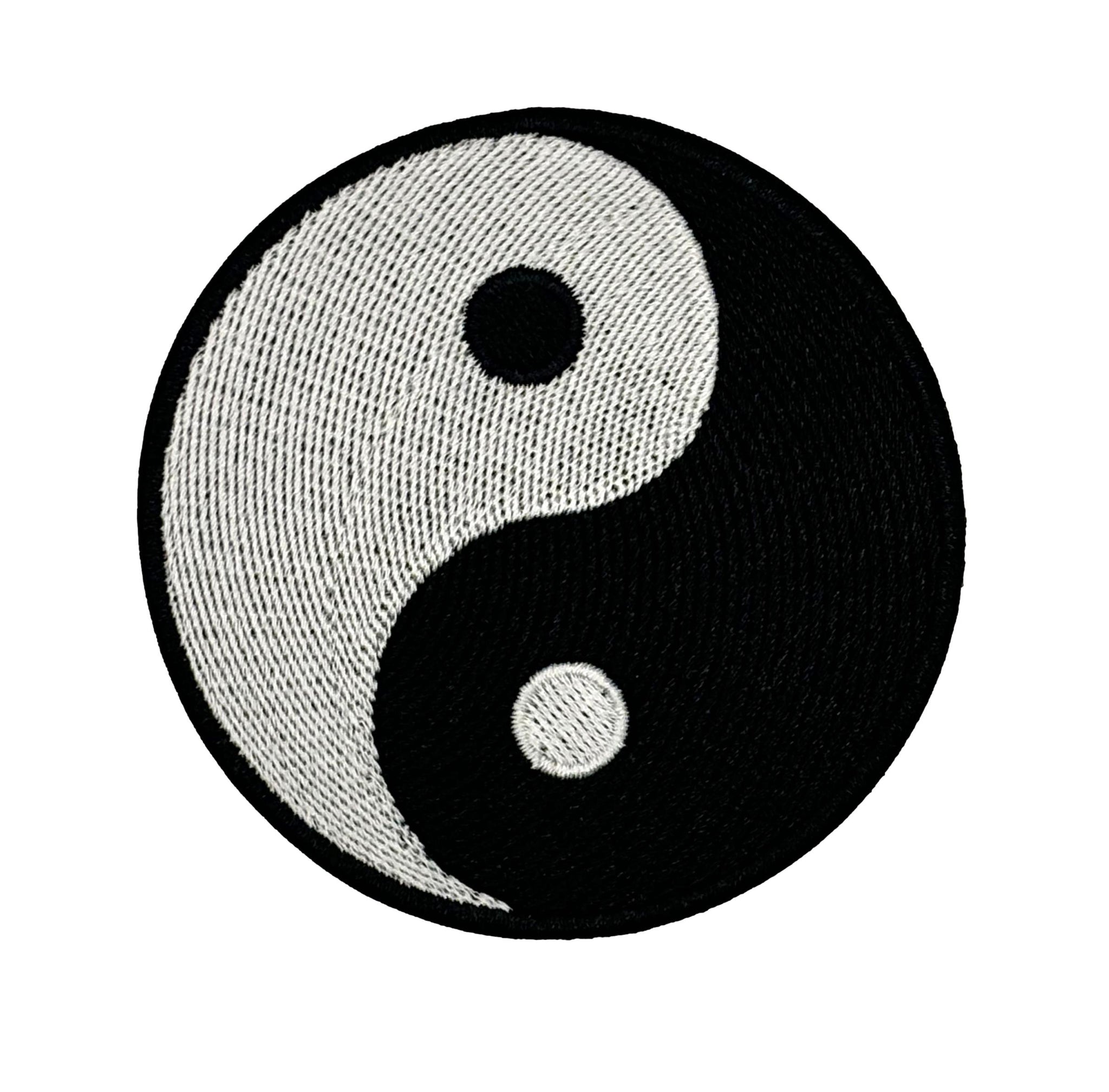 Yin and Yang Embroidered Iron-on Patch | Clayton Jewelry Labs