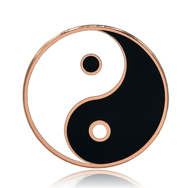 Yin and Yang Symbol Hard Enamel Lapel Pin | Clayton Jewelry Labs