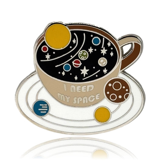 Space Coffee Mug I Need My Space Enamel Pin - Clayton Jewelry Labs
