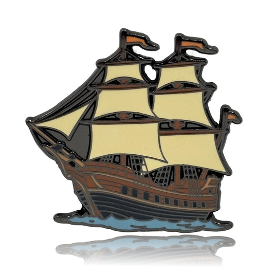 Sailing Ship Enamel Pin - Clayton Jewelry Labs