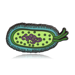 Bacteria Cell Hard Enamel Pin | Clayton Jewelry Labs