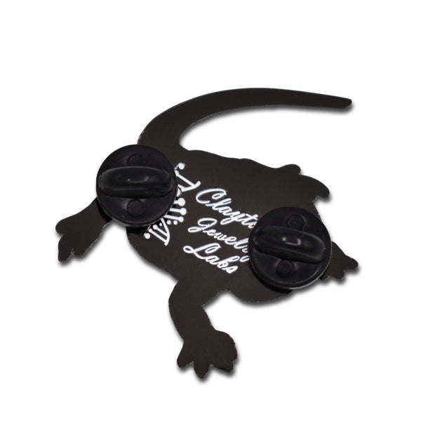 Bearded Dragon Pogona Lizard Hard Enamel Pin | Clayton Jewelry Labs