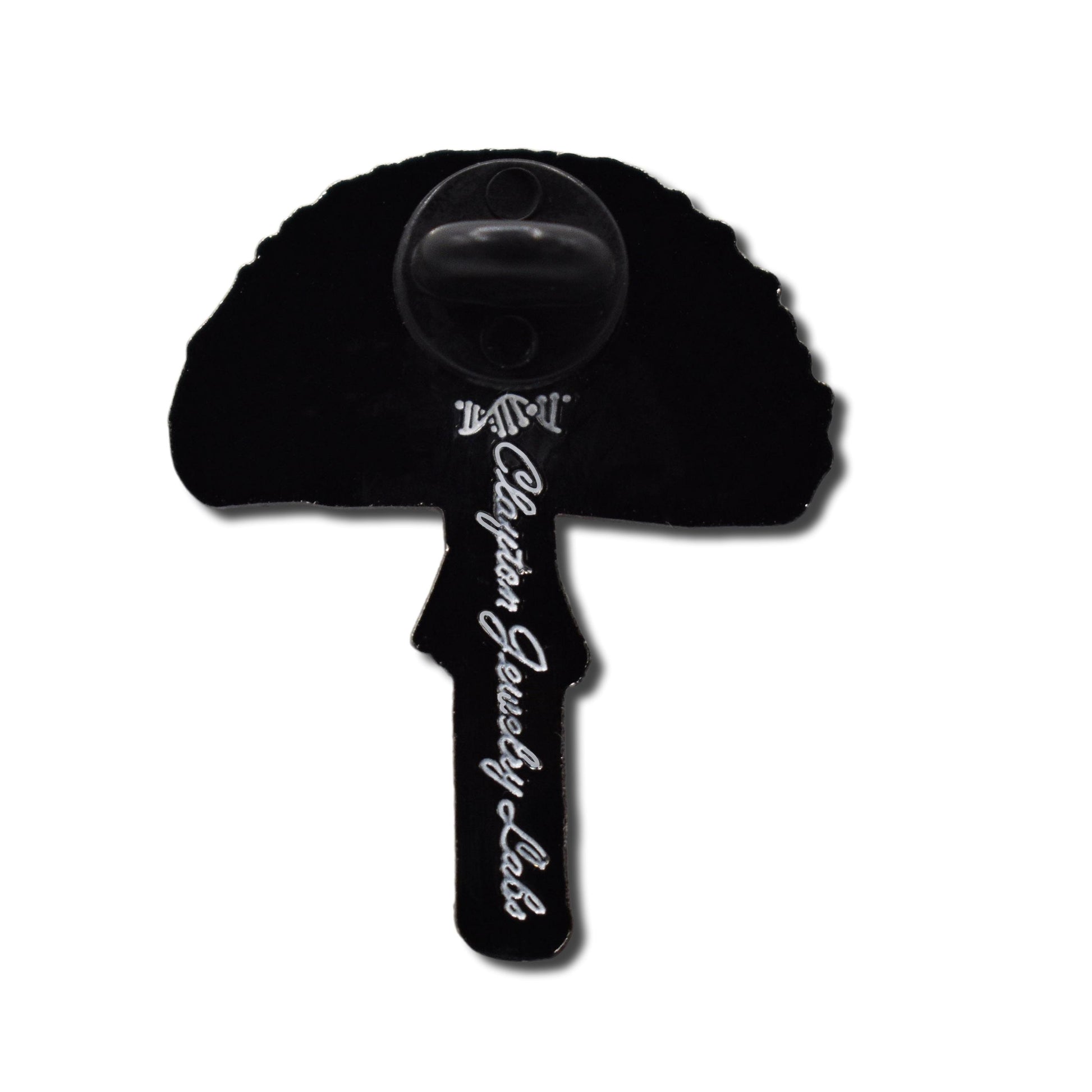 Black Amanita Mushroom Hard Enamel Pin - Clayton Jewelry Labs