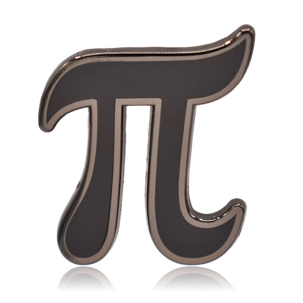 Pi Symbol Math Hard Enamel Pin