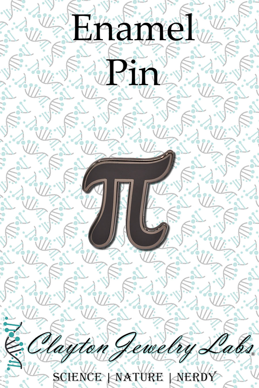 Pi Symbol Math Hard Enamel Pin