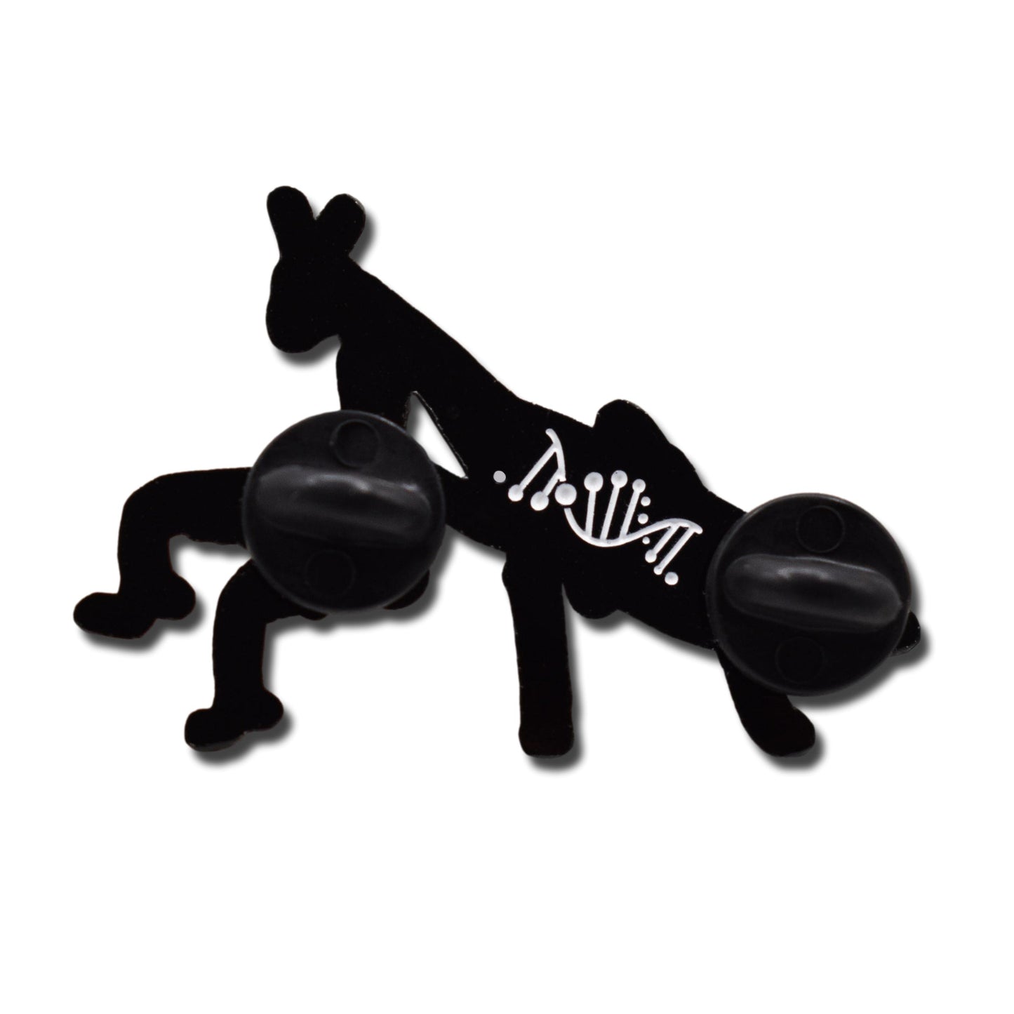 Black Praying Mantis Insect Hard Enamel Pin - Clayton Jewelry Labs