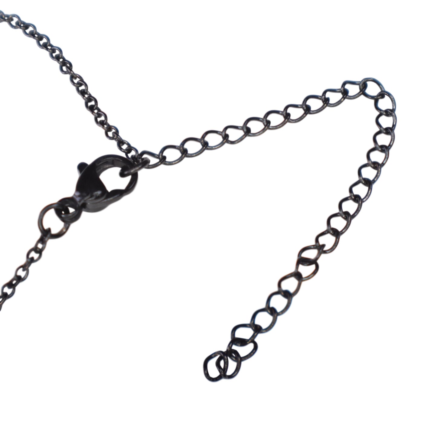 Caffeine Molecule Stainless Steel Necklace