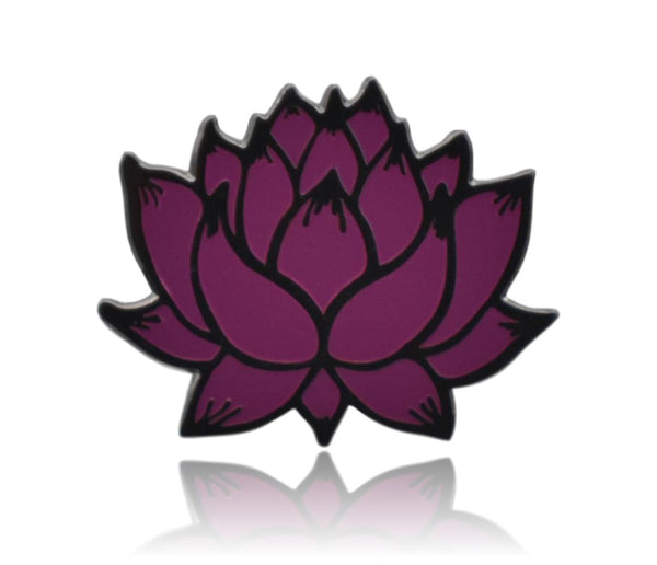 Purple Lotus Pin