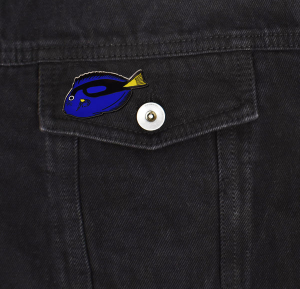 Blue Tang Fish Hard Enamel PinBlue Tang Fish Hard Enamel Pin - Clayton Jewelry Labs