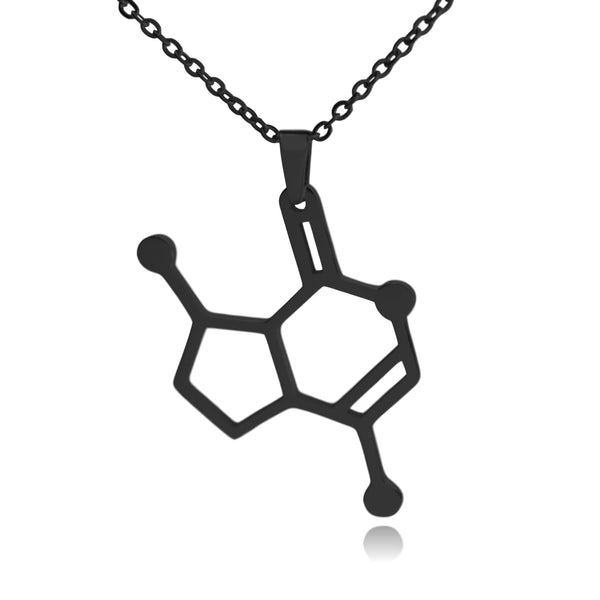 Catnip Nepetalactone Molecule Necklace