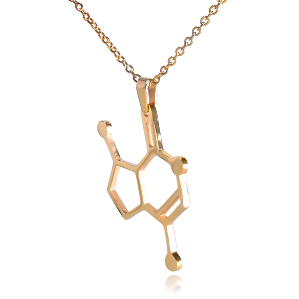 Catnip Nepetalactone Molecule Necklace