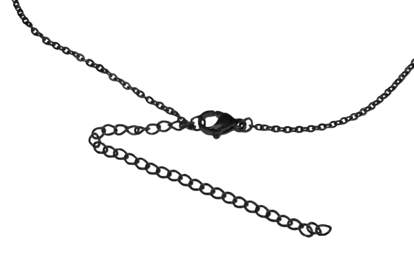 Catnip Nepetalactone Molecule Stainless Steel Necklace