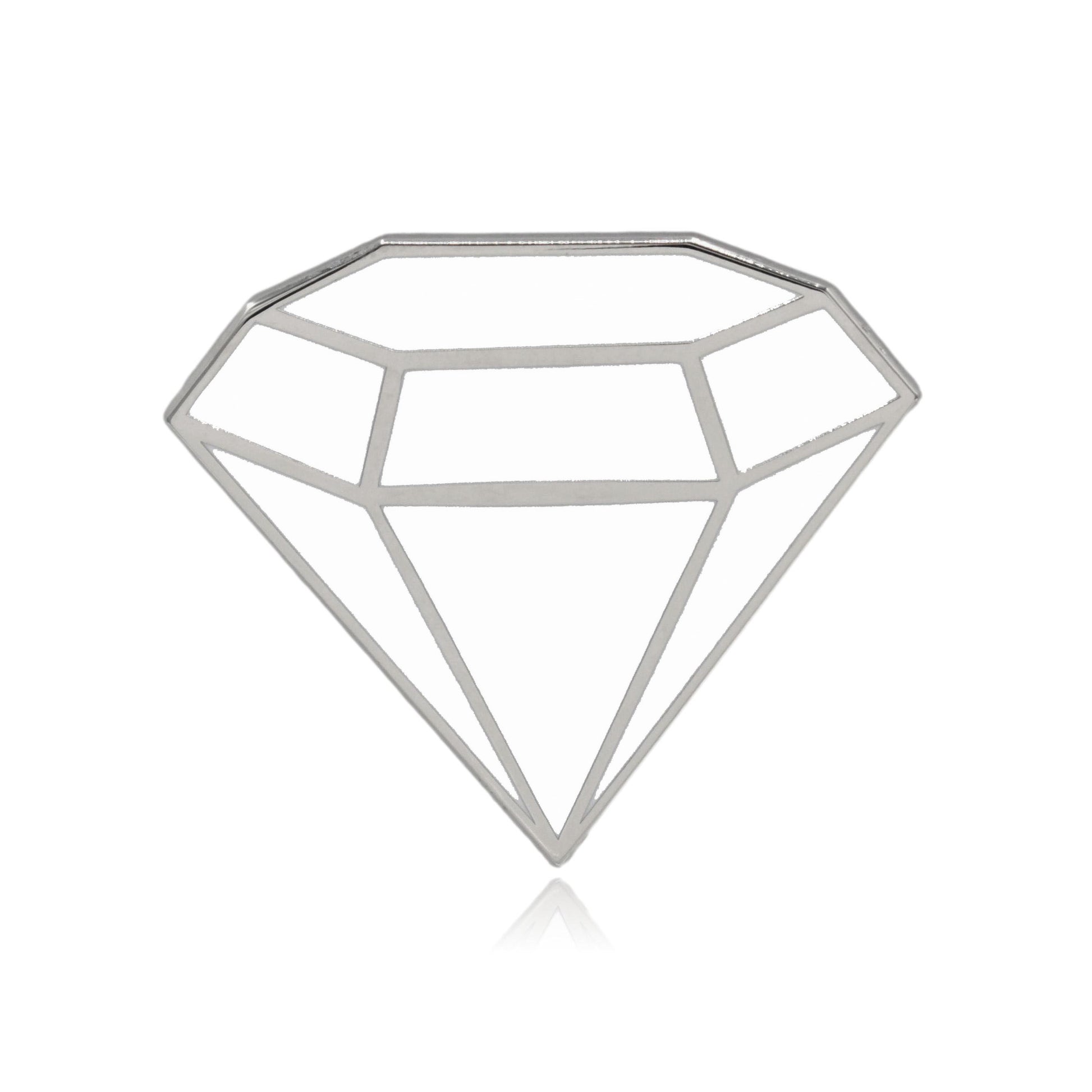 Diamond Hard Enamel Lapel Pin
