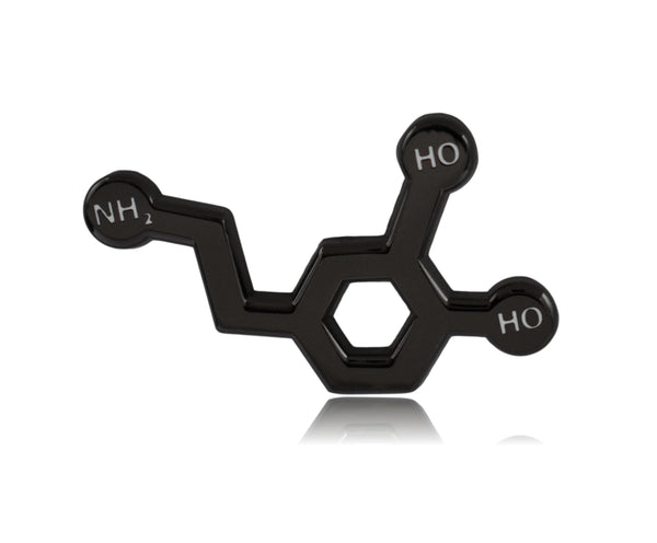 Dopamine Molecule Hard Enamel Pin