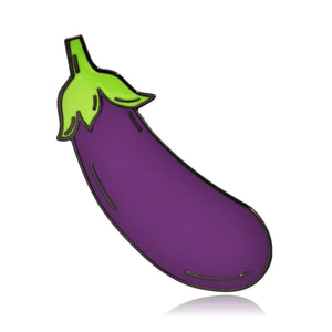 Eggplant Hard Enamel Pin | Clayton Jewelry Labs