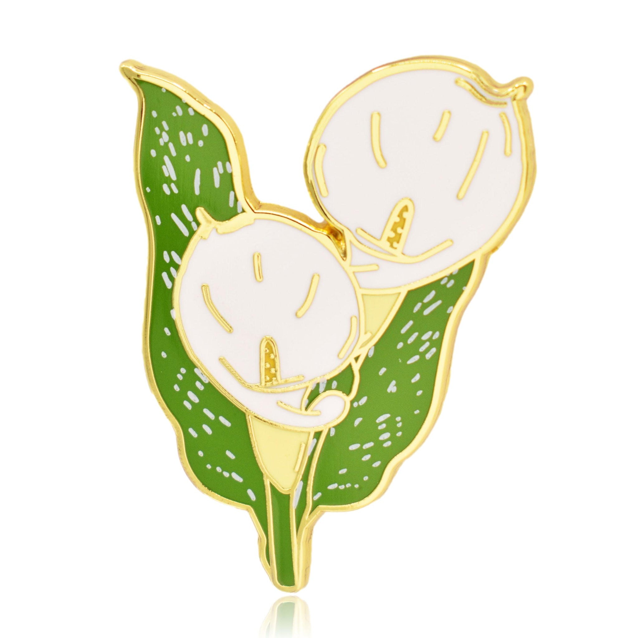 Calla Lily Flower Hard Enamel Pin | Clayton Jewelry Labs