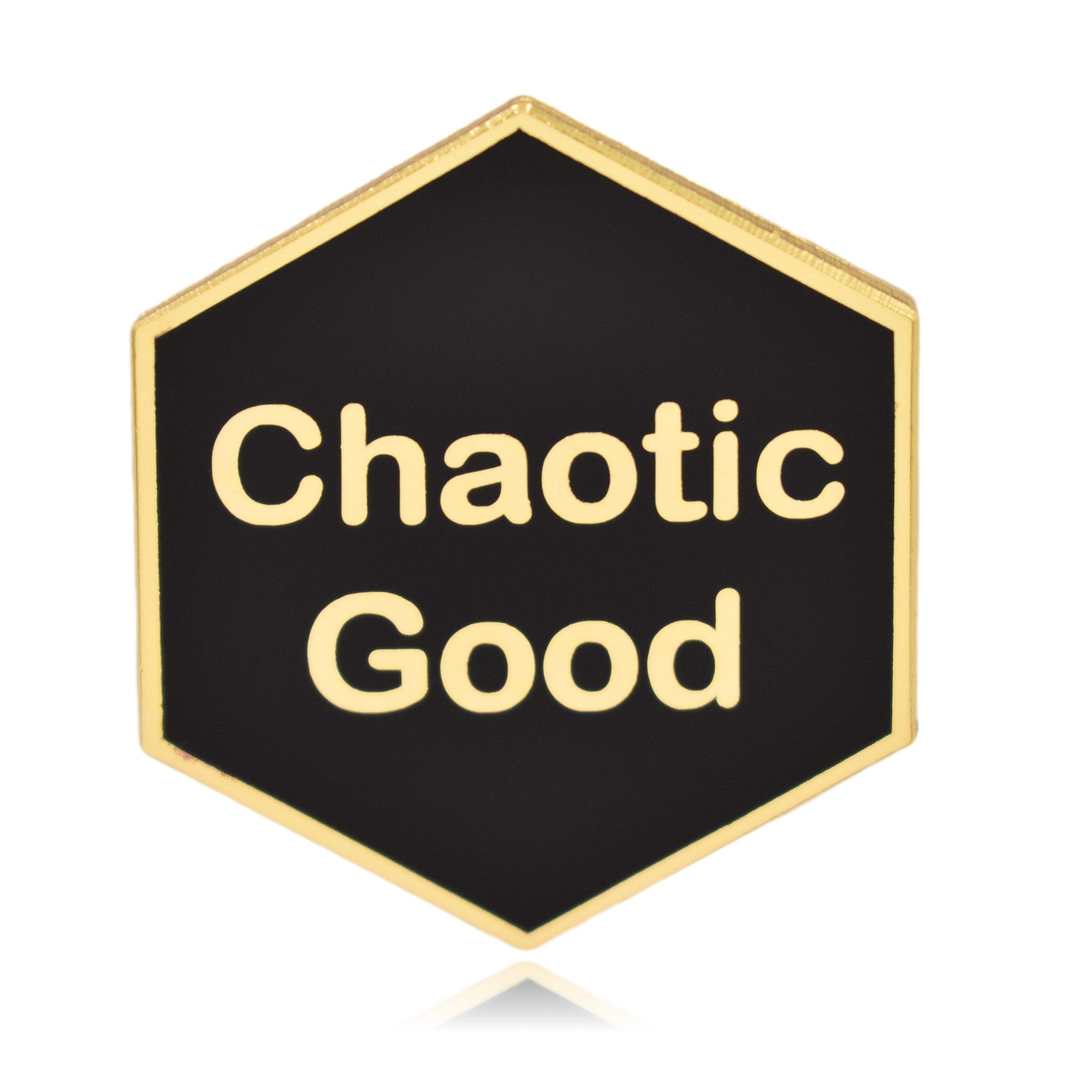Chaotic Good Dice Hard Enamel Pin | Clayton Jewelry Labs