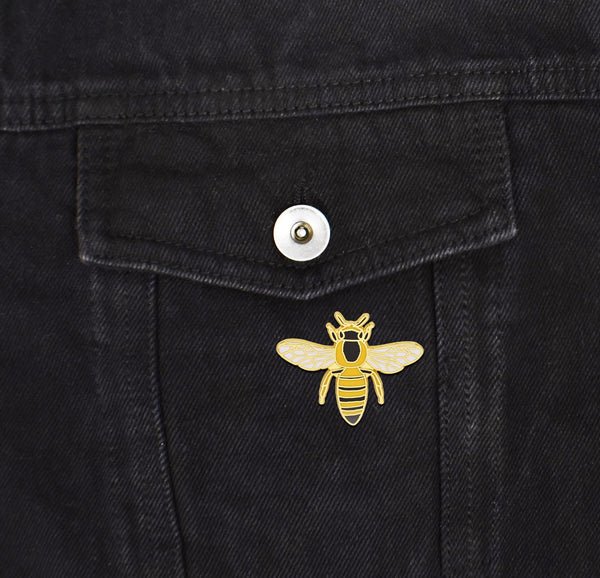 Honey Bee Hard Enamel Pin | Clayton Jewelry Labs